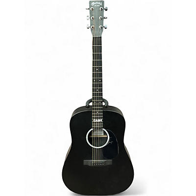 Used Martin DX Johnny Cash  Black Acoustic Electric Guitar