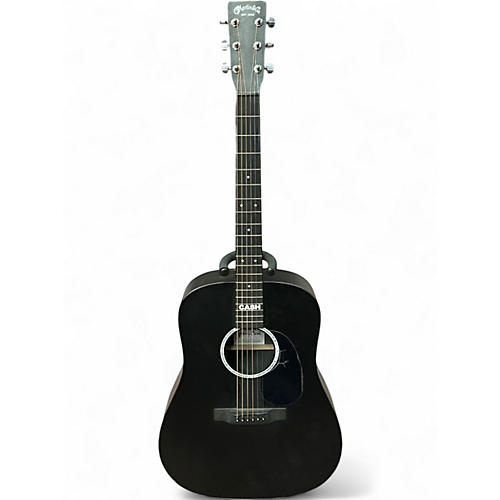 Used Martin DX Johnny Cash  Black Acoustic Electric Guitar Black