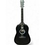 Used Martin DX Johnny Cash  Black Acoustic Electric Guitar Black