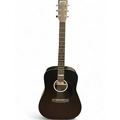 Used Martin DX Johnny Cash Black Acoustic Electric Guitar