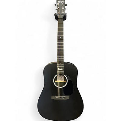 Used Martin DX Johnny Cash Black Acoustic Guitar