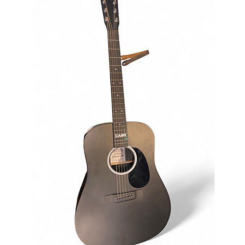 Used Martin DX Johnny Cash Black Acoustic Guitar Black