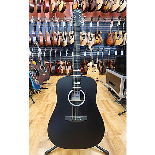 Martin Used Martin DX Johnny Cash Signature Black Acoustic Electric Guitar Black