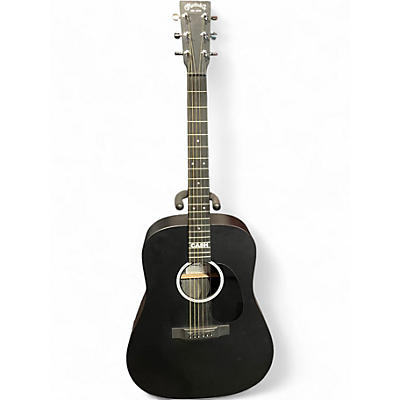 Used Martin DX Johnny Cash black Acoustic Electric Guitar
