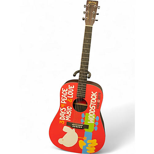 Used Martin DX Woodstock 40th Anniversary Acoustic Guitar 40th Anniversary