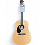 Used Martin Used Martin DX1 Left Handed Natural Acoustic Electric Guitar Natural