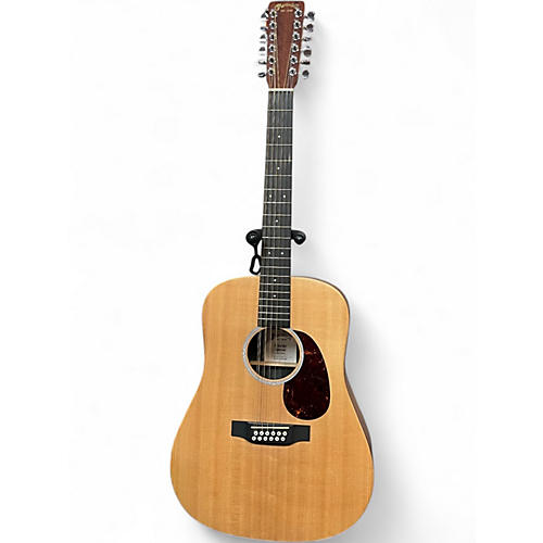 Used Martin DX12AE Natural 12 String Acoustic Electric Guitar Natural
