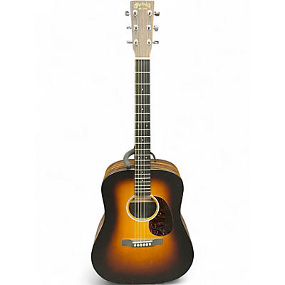 Used Martin DX1AE 2 Color Sunburst Acoustic Electric Guitar