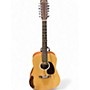 Used Martin DX2 12 string Natural 12 String Acoustic Electric Guitar Natural