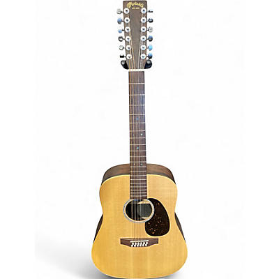 Used Martin DX2 Natural 12 String Acoustic Electric Guitar