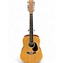 Used Martin Used Martin DX2E 12 STRING NATURAL 12 String Acoustic Electric Guitar NATURAL