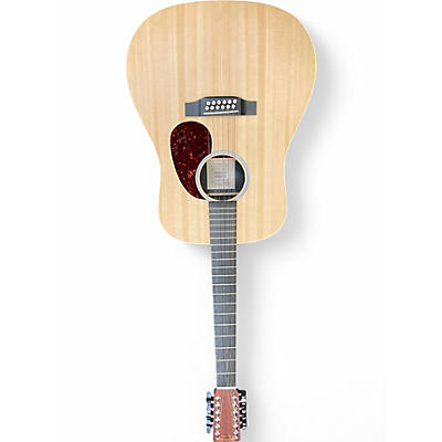 Used Martin DX2E Natural 12 String Acoustic Electric Guitar