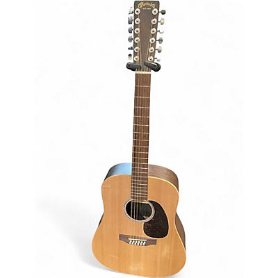 Used Martin DX2E Natural 12 String Acoustic Electric Guitar