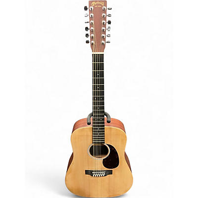 Used Martin DX2E Natural 12 String Acoustic Electric Guitar