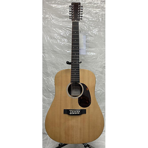 Martin Used Martin DX2E Natural 12 String Acoustic Guitar Natural