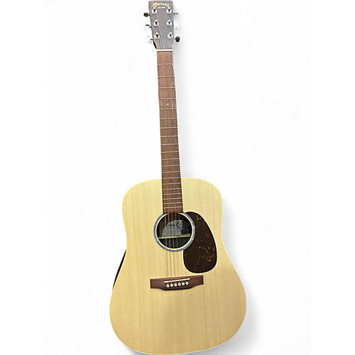 Used Martin DX2E Natural Acoustic Electric Guitar Natural
