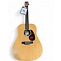 Used Martin DX2E  Natural Acoustic Electric Guitar Natural