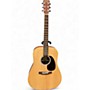 Used Martin DX2E Natural Acoustic Electric Guitar Natural