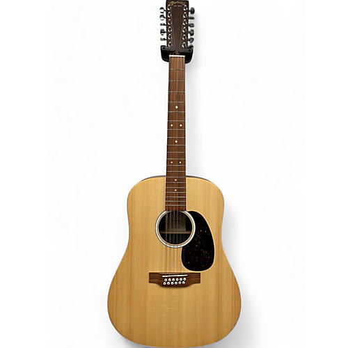 Martin Used Martin DX2e 12 String Natural 12 String Acoustic Electric Guitar Natural