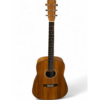 Used Martin DXK2 Left Handed Natural Acoustic Electric Guitar