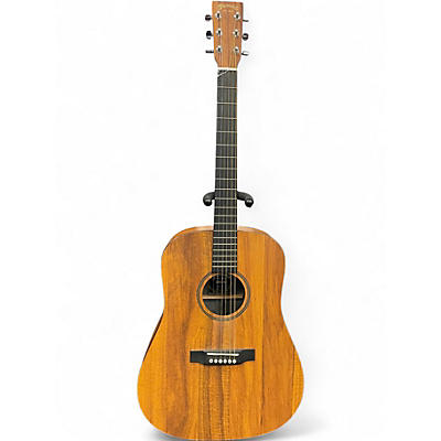 Used Martin DXK2AE Left Handed Natural Acoustic Electric Guitar