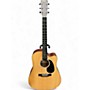 Used Martin Dreadnought Centennial Natural Acoustic Electric Guitar Natural