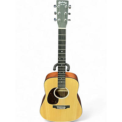 Used Martin Dreadnought Jr Left Handed Natural Acoustic Electric Guitar