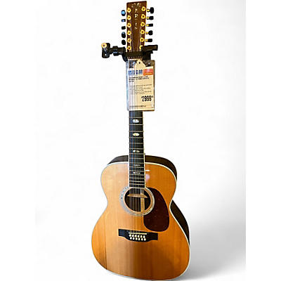Used Martin Grand J1240E Natural 12 String Acoustic Guitar