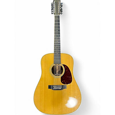 Used Martin HD12-28 Natural 12 String Acoustic Electric Guitar