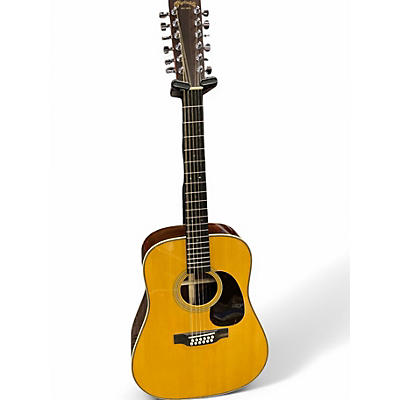 Used Martin HD12-28 Natural 12 String Acoustic Guitar