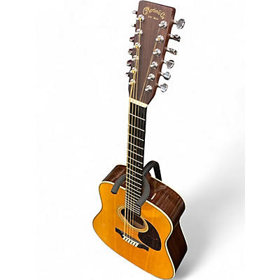 Used Martin HD12-28 Natural 12 String Acoustic Guitar