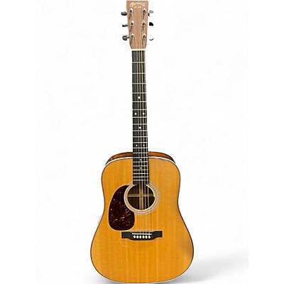 Used Martin HD28E Left Handed Natural Acoustic Electric Guitar