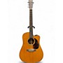 Used Martin HDC16RE Natural Acoustic Electric Guitar Natural
