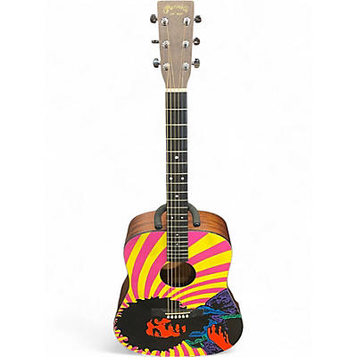 Used Martin Jimi Hendrix MIM Road Series Limited Edition Graphic Acoustic Electric Guitar