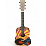 Used Martin Jimi Hendrix MIM Road Series Limited Edition Graphic Acoustic Electric Guitar Limited Edition Graphic