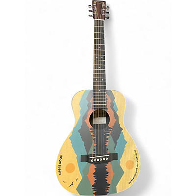 Used Martin LX1 Life Is Good Natural Acoustic Guitar