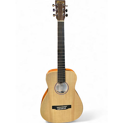 Used Martin LX1E Natural Acoustic Electric Guitar Natural