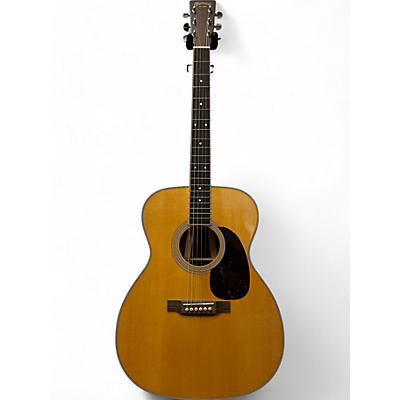 Martin Used Martin M-36 Natural Acoustic Electric Guitar