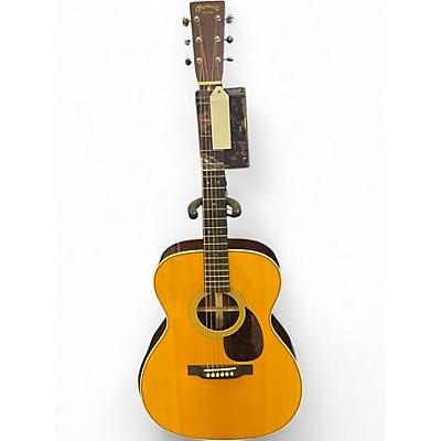 Used Martin OM28 Natural Acoustic Guitar