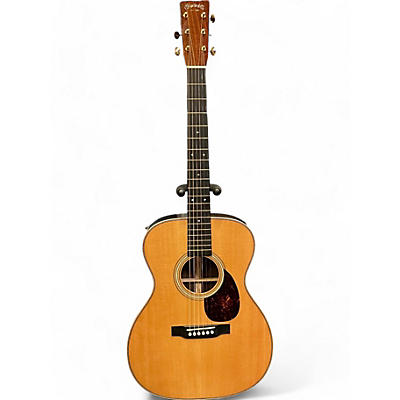 Martin Used Martin OM28E Modern Deluxe Natural Acoustic Electric Guitar