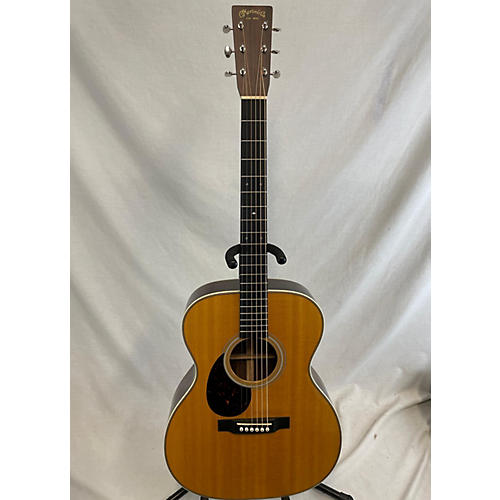 Martin Used Martin OM28E Retro Left Handed Natural Acoustic Electric Guitar Natural