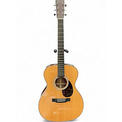 Used Martin OM28E Standard Natural Acoustic Electric Guitar