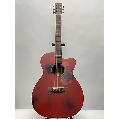 Martin Used Martin OMC-15ME Red Acoustic Electric Guitar Red