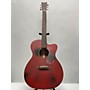 Used Martin Used Martin OMC-15ME Red Acoustic Electric Guitar Red