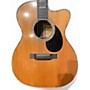 Used Martin OMC Aura Natural Acoustic Electric Guitar Natural