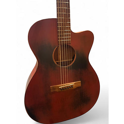 Used Martin OMC STREETMASTER AGED cherry Acoustic Electric Guitar AGED cherry