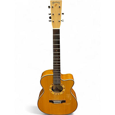 Used Martin OMC SUSTAINABLE CHERRY  Natural Acoustic Electric Guitar
