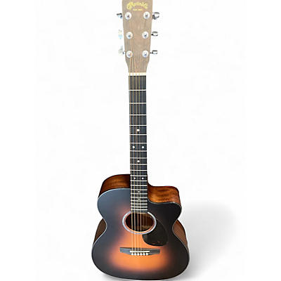 Used Martin OMC10E 2 Color Sunburst Acoustic Guitar