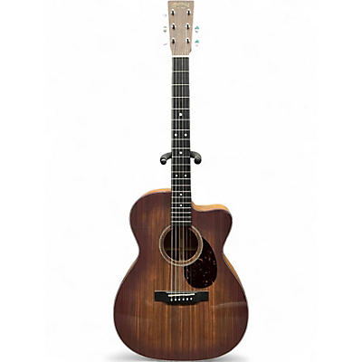 Used Martin OMC16E Brown Acoustic Electric Guitar