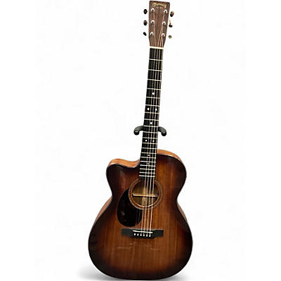 Used Martin OMC16GTE Left Handed Ambertone Acoustic Electric Guitar
